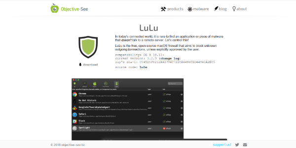 Lulu best Mac firewall free homepage