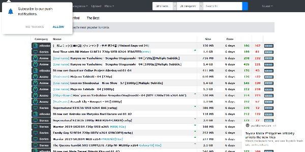 YourBittorrent homepage