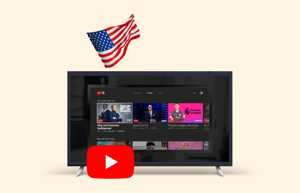 YouTube TV outside US abroad anywhere