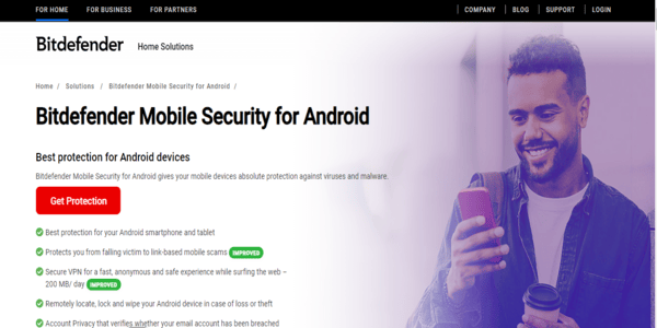 Bitdefender mobile security