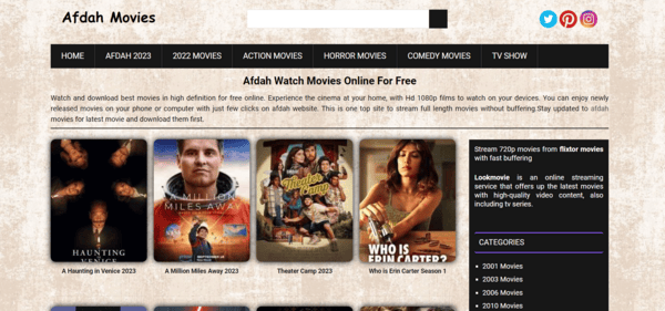 Afdah homepage