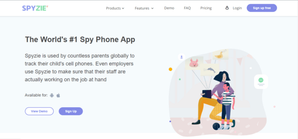 Spyzie homepage