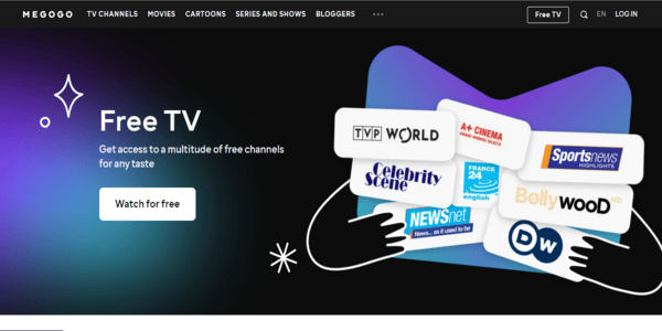MEGOGO homepage