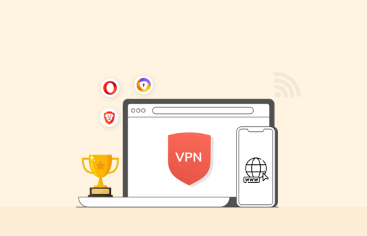 Browser with VPN Built In