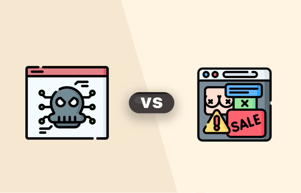 Malvertising vs. Adware