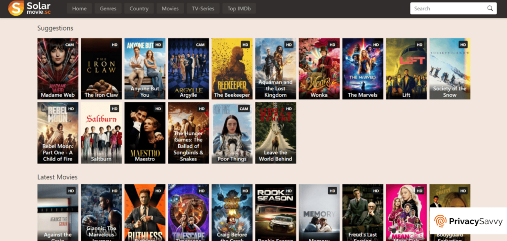 Top alternatives to SolarMovie - The quick list