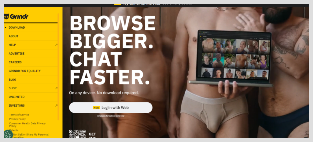 Grindr-Interface