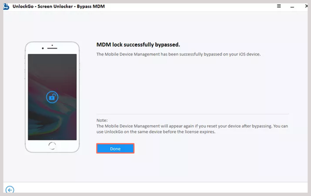 Bypass the MDM lock automatically