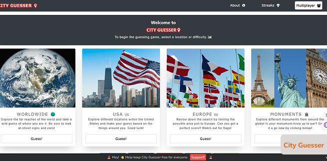 City Guesser